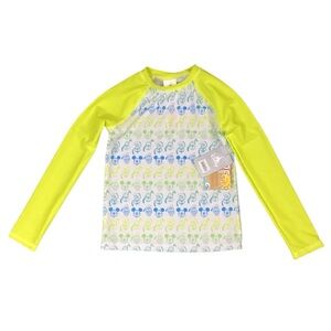 Disney Lime and Blue Kids Swim Rashguard